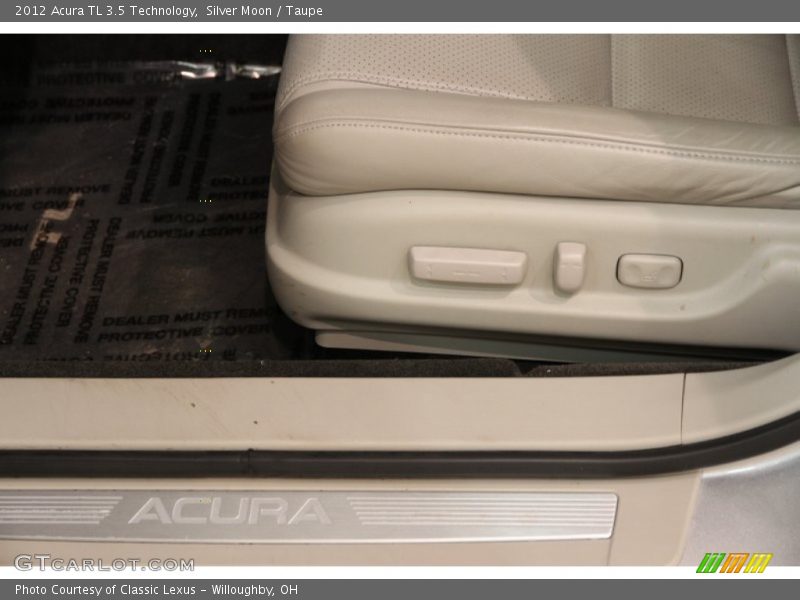 Silver Moon / Taupe 2012 Acura TL 3.5 Technology
