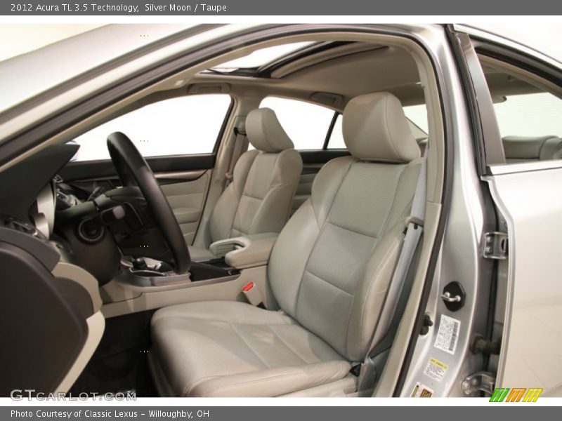 Silver Moon / Taupe 2012 Acura TL 3.5 Technology