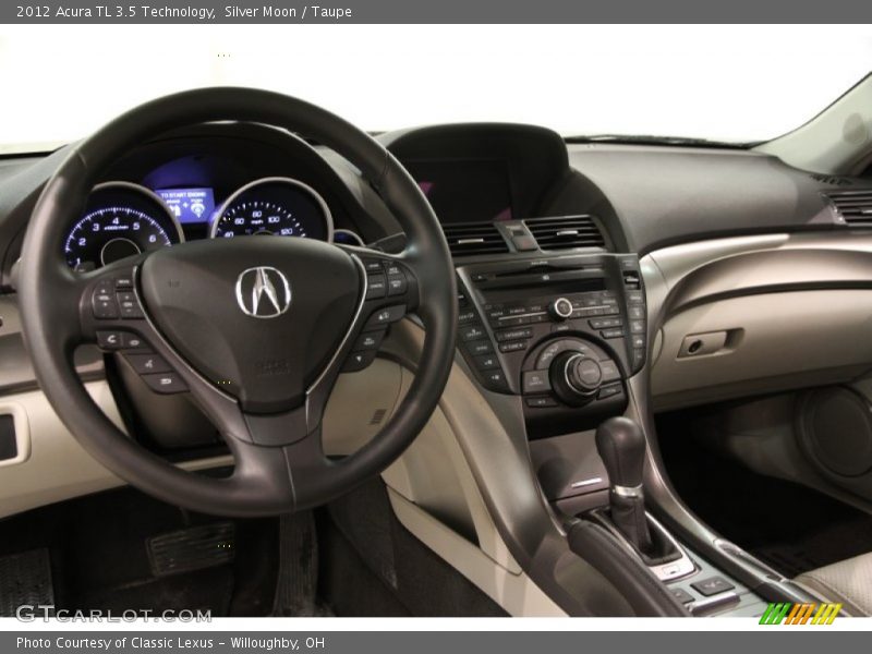 Silver Moon / Taupe 2012 Acura TL 3.5 Technology