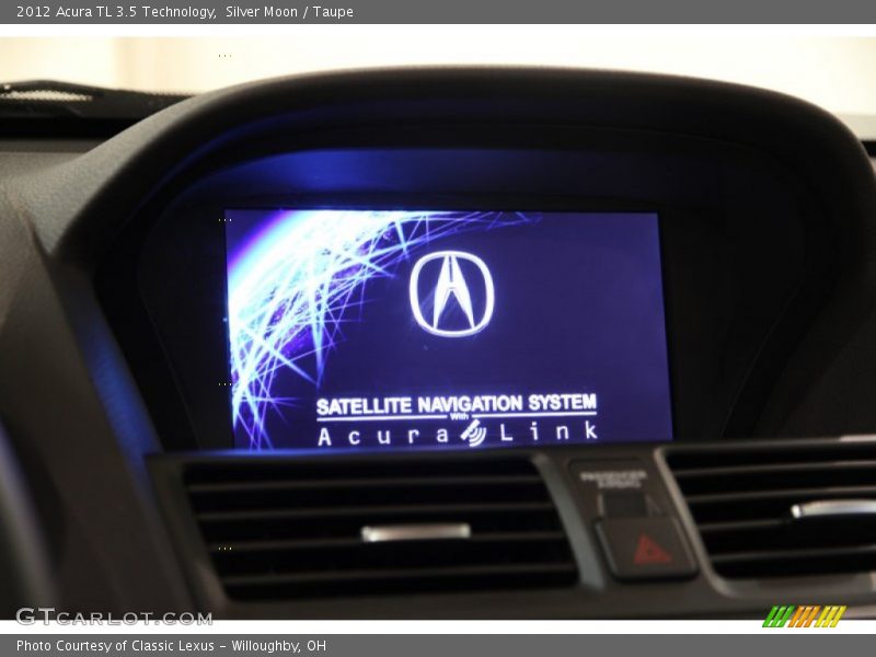 Silver Moon / Taupe 2012 Acura TL 3.5 Technology