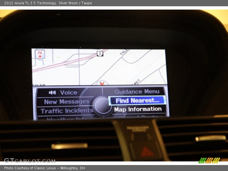 Silver Moon / Taupe 2012 Acura TL 3.5 Technology