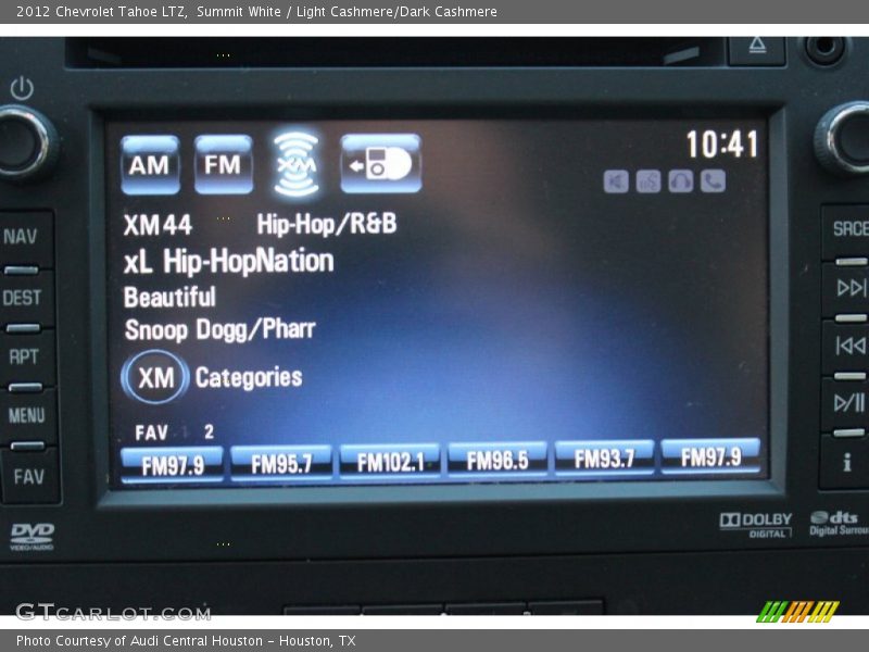 Summit White / Light Cashmere/Dark Cashmere 2012 Chevrolet Tahoe LTZ