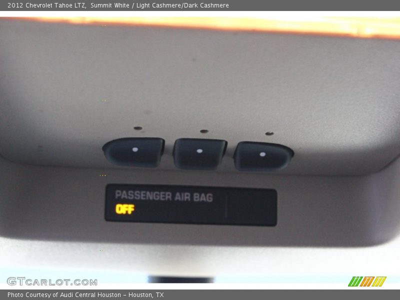 Summit White / Light Cashmere/Dark Cashmere 2012 Chevrolet Tahoe LTZ