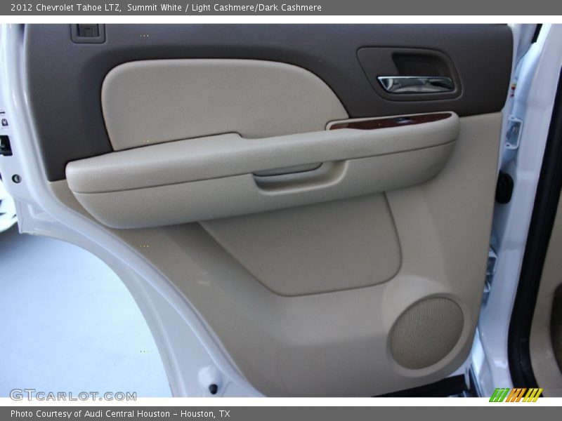Summit White / Light Cashmere/Dark Cashmere 2012 Chevrolet Tahoe LTZ