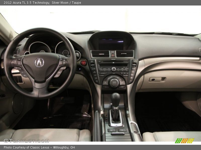 Silver Moon / Taupe 2012 Acura TL 3.5 Technology