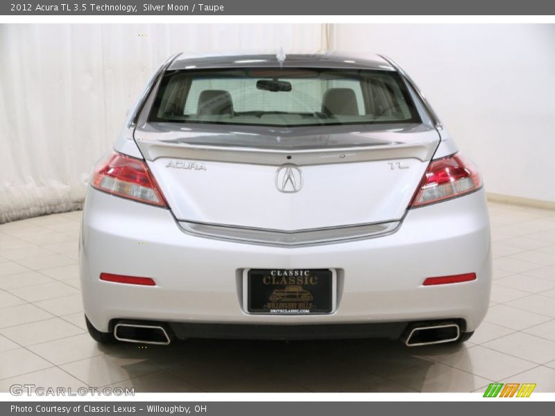 Silver Moon / Taupe 2012 Acura TL 3.5 Technology