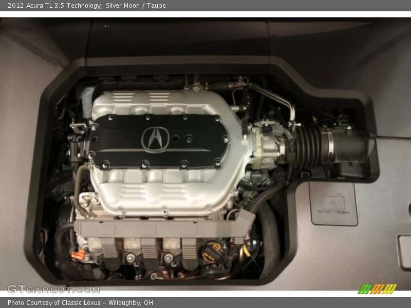 Silver Moon / Taupe 2012 Acura TL 3.5 Technology