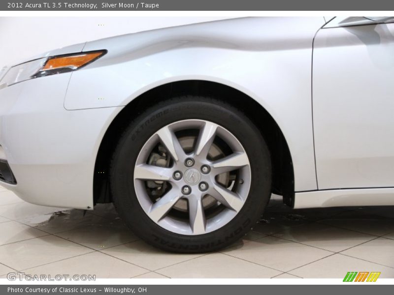 Silver Moon / Taupe 2012 Acura TL 3.5 Technology