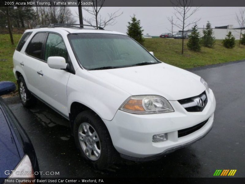 Taffeta White / Saddle 2005 Acura MDX Touring