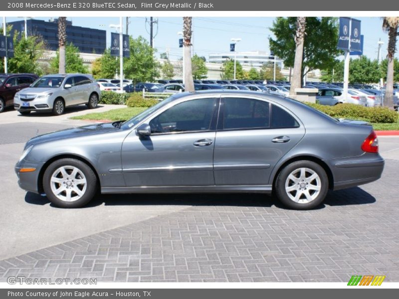 Flint Grey Metallic / Black 2008 Mercedes-Benz E 320 BlueTEC Sedan
