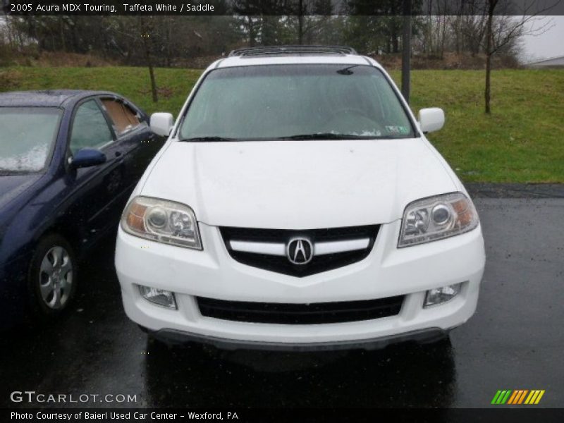 Taffeta White / Saddle 2005 Acura MDX Touring