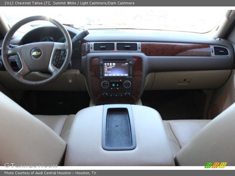 Summit White / Light Cashmere/Dark Cashmere 2012 Chevrolet Tahoe LTZ