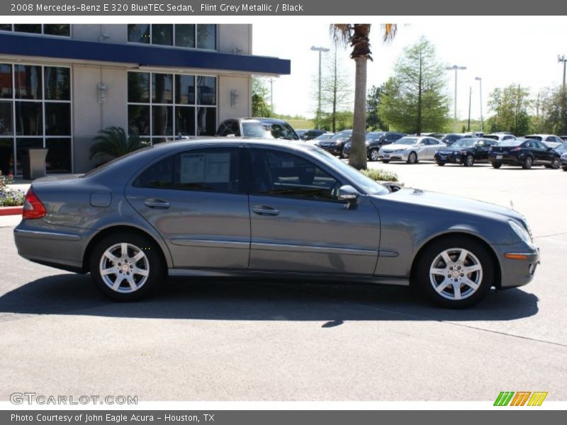 Flint Grey Metallic / Black 2008 Mercedes-Benz E 320 BlueTEC Sedan