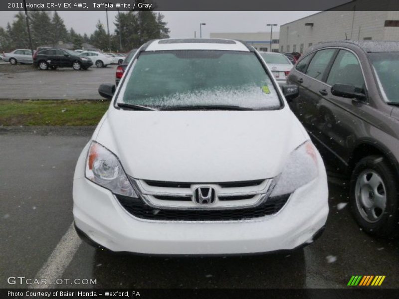 Taffeta White / Gray 2011 Honda CR-V EX 4WD