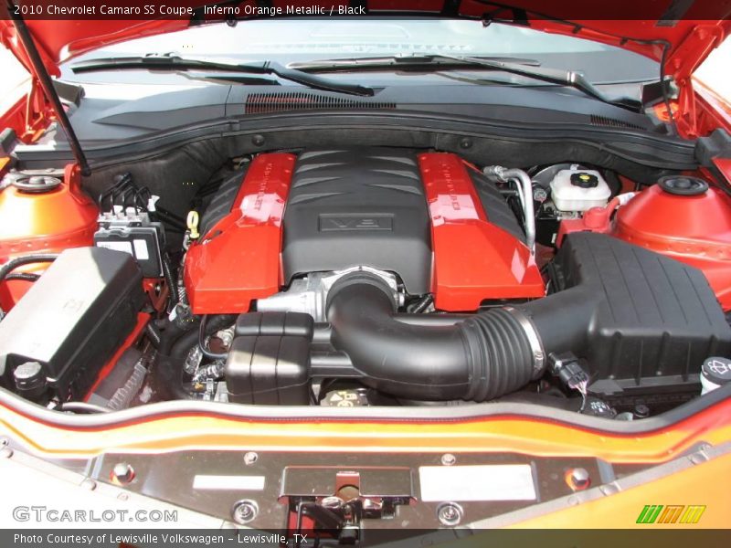 Inferno Orange Metallic / Black 2010 Chevrolet Camaro SS Coupe