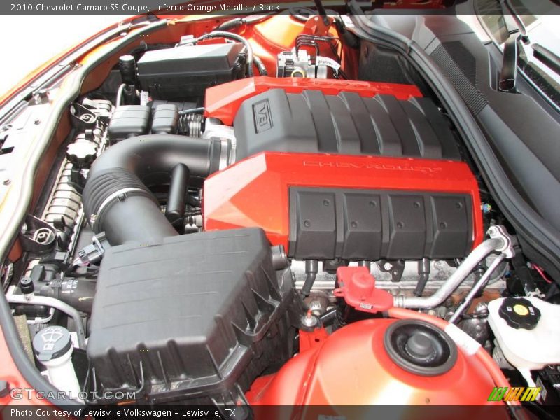 Inferno Orange Metallic / Black 2010 Chevrolet Camaro SS Coupe