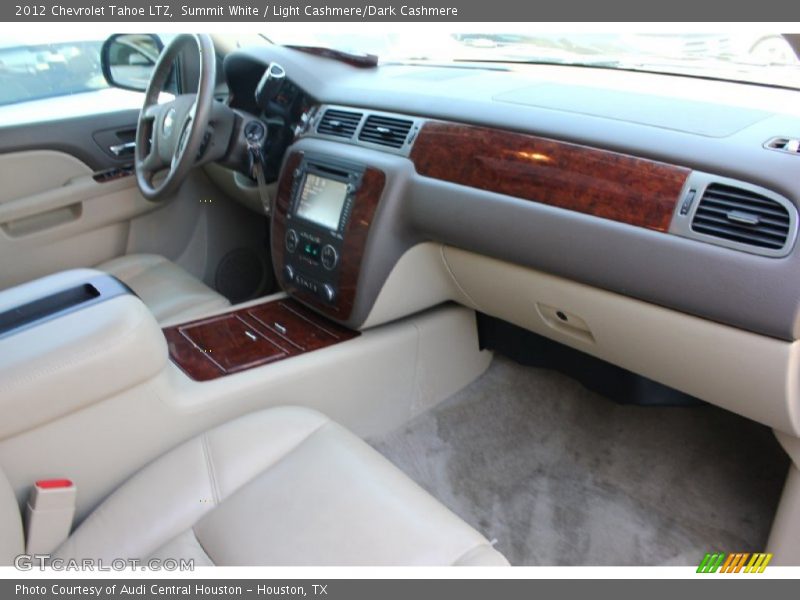 Summit White / Light Cashmere/Dark Cashmere 2012 Chevrolet Tahoe LTZ