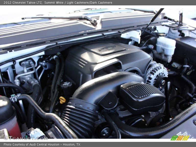 Summit White / Light Cashmere/Dark Cashmere 2012 Chevrolet Tahoe LTZ