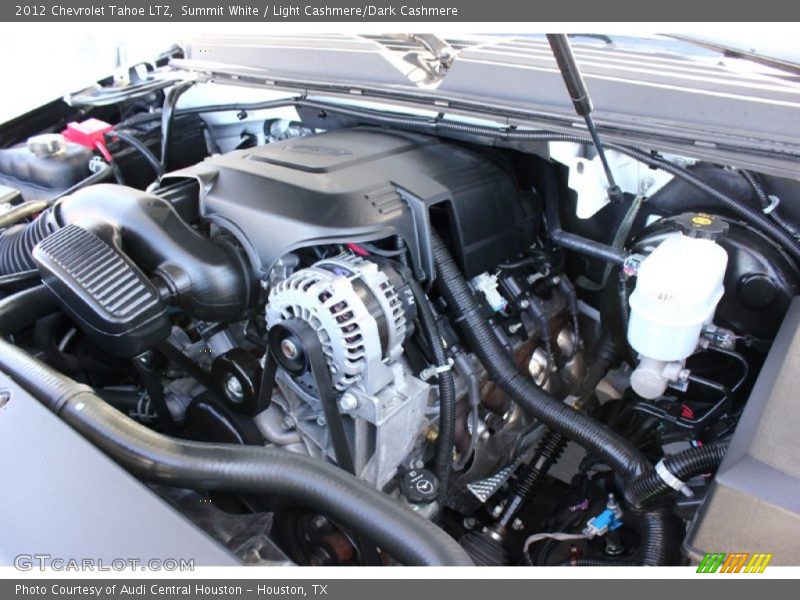 Summit White / Light Cashmere/Dark Cashmere 2012 Chevrolet Tahoe LTZ