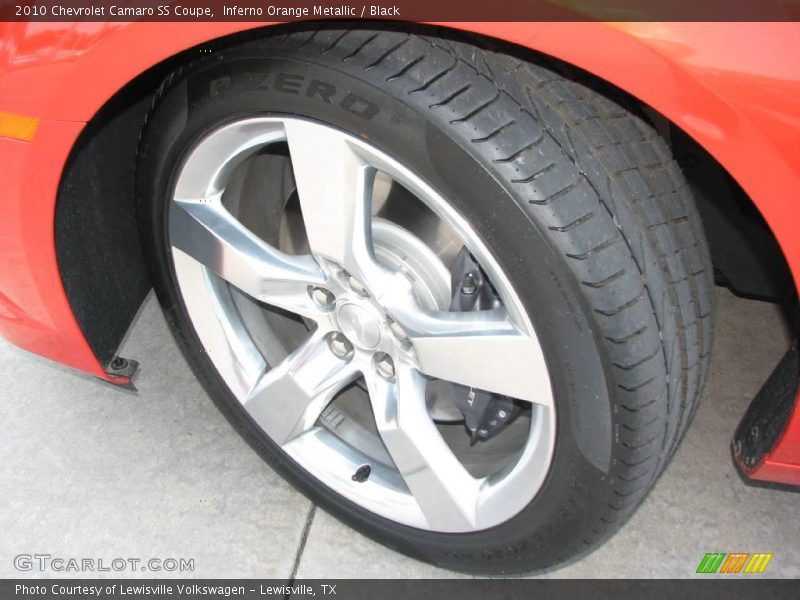 Inferno Orange Metallic / Black 2010 Chevrolet Camaro SS Coupe