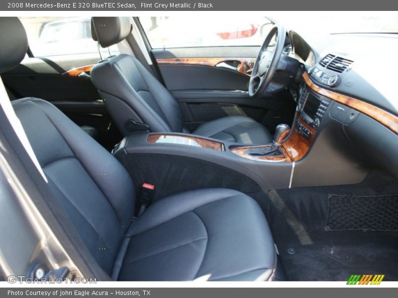Flint Grey Metallic / Black 2008 Mercedes-Benz E 320 BlueTEC Sedan