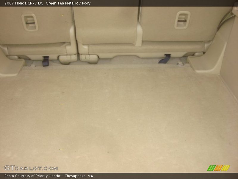 Green Tea Metallic / Ivory 2007 Honda CR-V LX