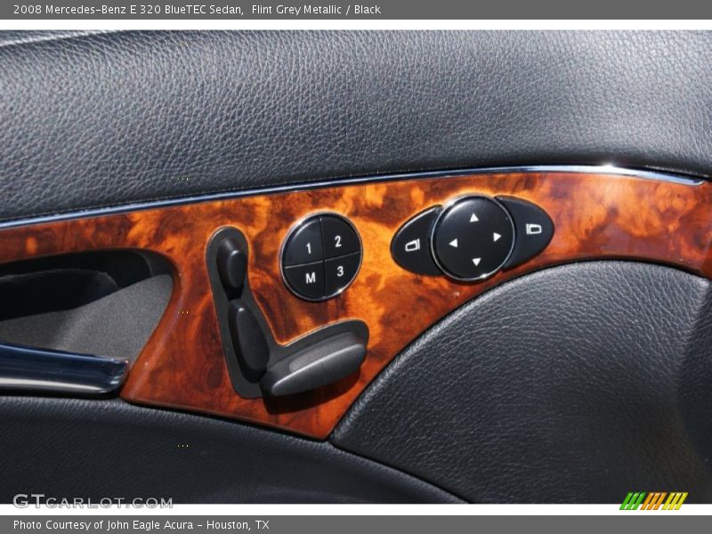Flint Grey Metallic / Black 2008 Mercedes-Benz E 320 BlueTEC Sedan