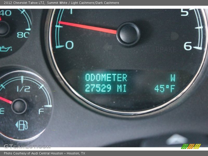 Summit White / Light Cashmere/Dark Cashmere 2012 Chevrolet Tahoe LTZ