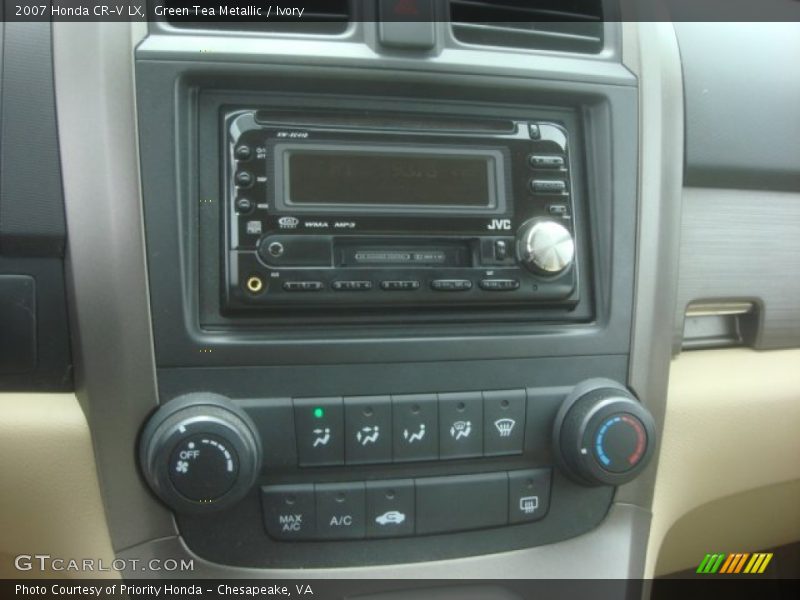 Green Tea Metallic / Ivory 2007 Honda CR-V LX