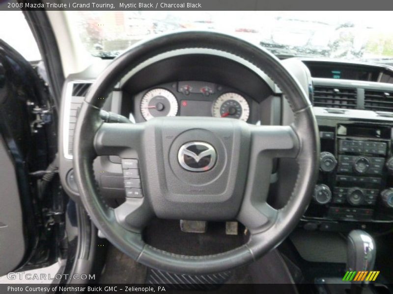 Mystic Black / Charcoal Black 2008 Mazda Tribute i Grand Touring
