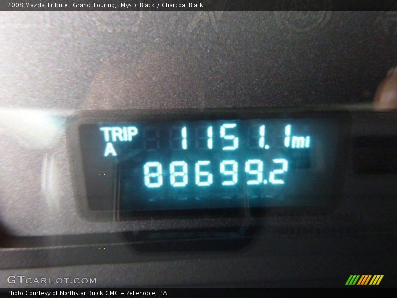 Mystic Black / Charcoal Black 2008 Mazda Tribute i Grand Touring