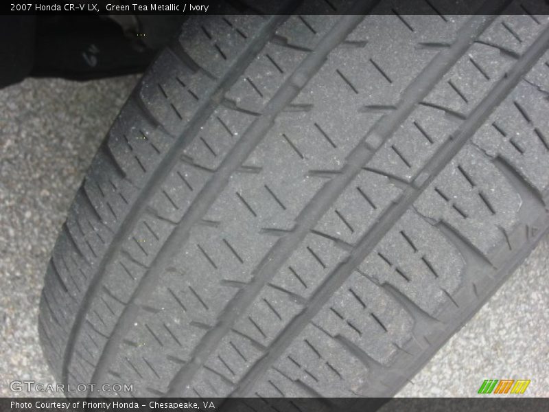 Green Tea Metallic / Ivory 2007 Honda CR-V LX
