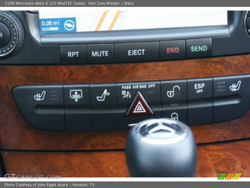 Flint Grey Metallic / Black 2008 Mercedes-Benz E 320 BlueTEC Sedan