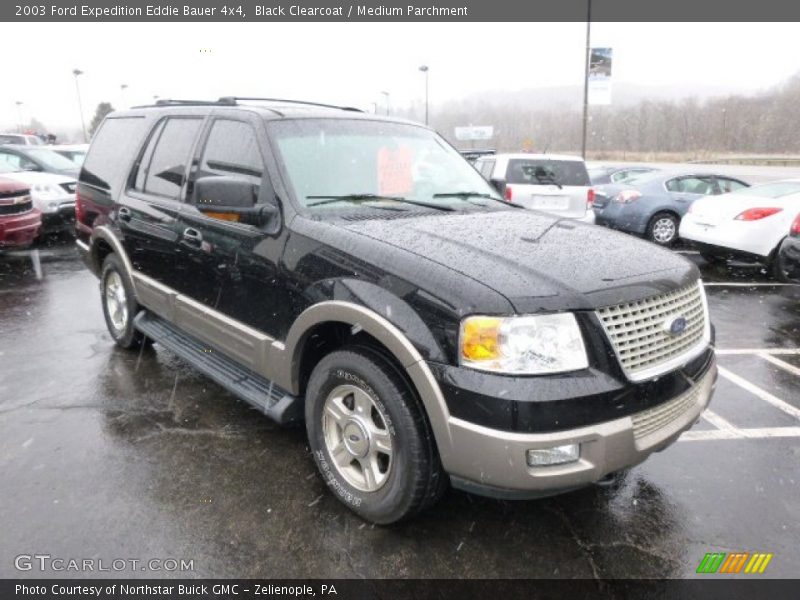 Black Clearcoat / Medium Parchment 2003 Ford Expedition Eddie Bauer 4x4