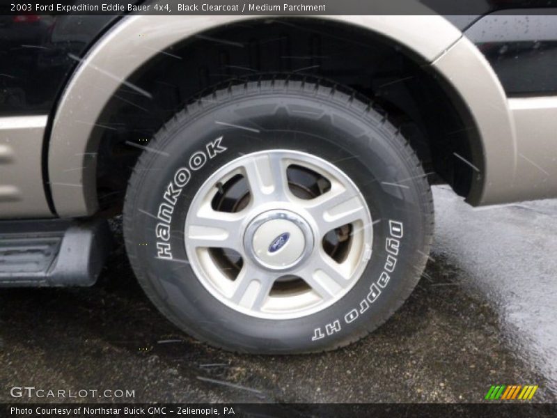 Black Clearcoat / Medium Parchment 2003 Ford Expedition Eddie Bauer 4x4