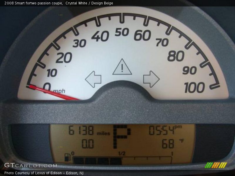 Crystal White / Design Beige 2008 Smart fortwo passion coupe