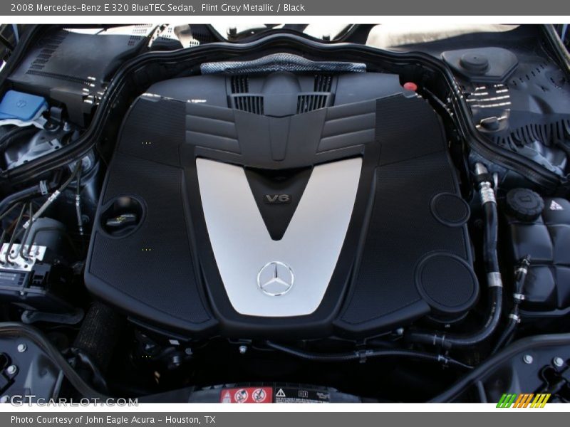 Flint Grey Metallic / Black 2008 Mercedes-Benz E 320 BlueTEC Sedan