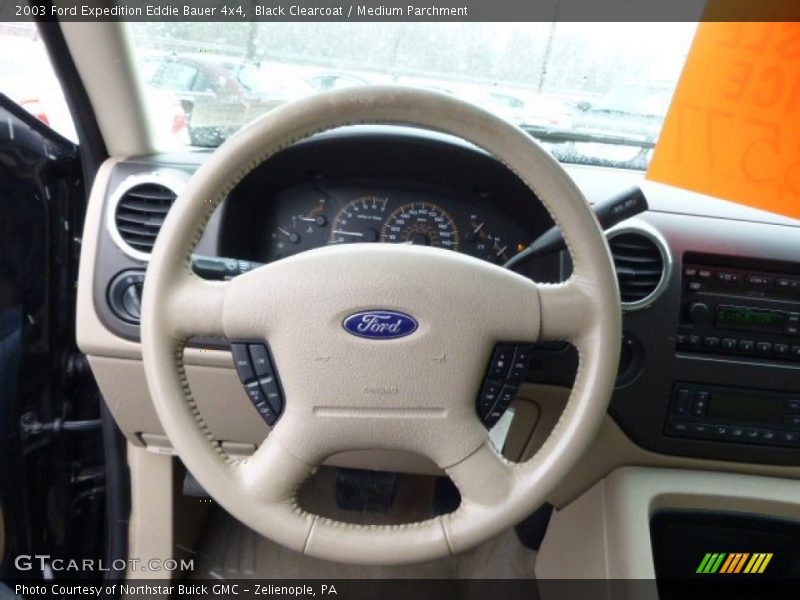 Black Clearcoat / Medium Parchment 2003 Ford Expedition Eddie Bauer 4x4