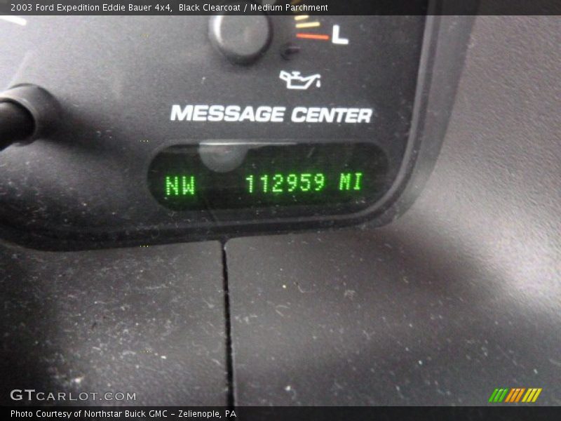 Black Clearcoat / Medium Parchment 2003 Ford Expedition Eddie Bauer 4x4