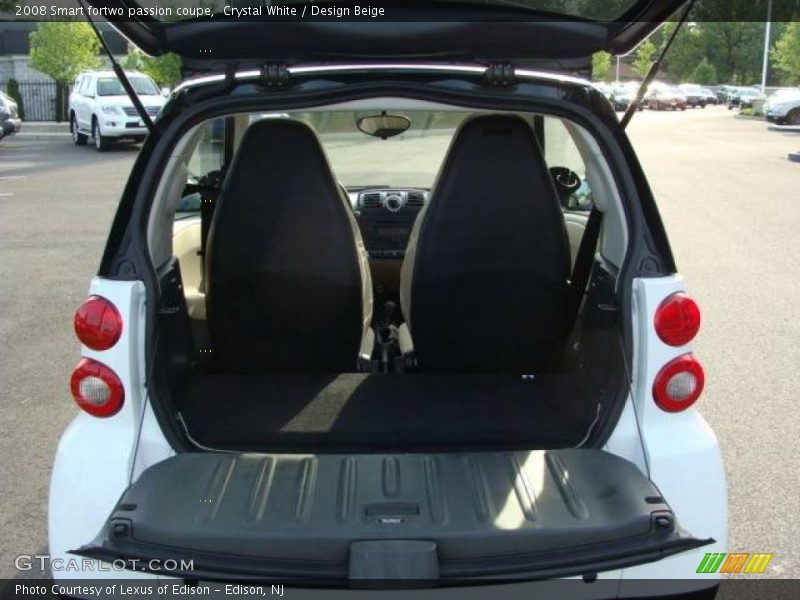 Crystal White / Design Beige 2008 Smart fortwo passion coupe
