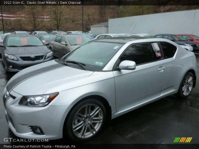 Classic Silver Metallic / Dark Charcoal 2012 Scion tC