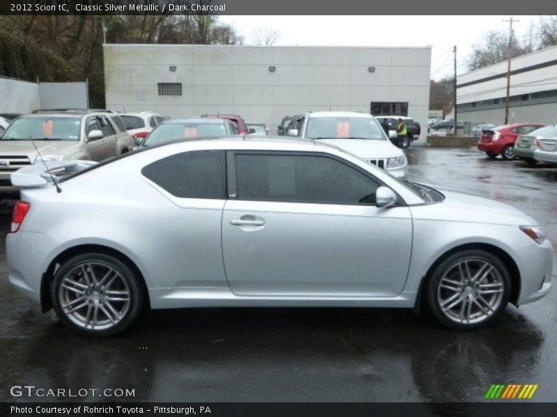 Classic Silver Metallic / Dark Charcoal 2012 Scion tC