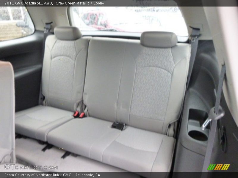 Gray Green Metallic / Ebony 2011 GMC Acadia SLE AWD