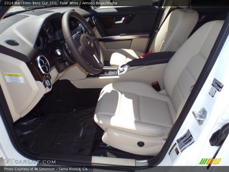 Polar White / Almond Beige/Mocha 2014 Mercedes-Benz GLK 350
