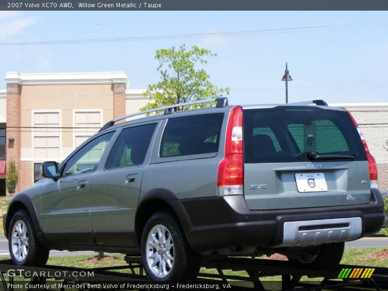 Willow Green Metallic / Taupe 2007 Volvo XC70 AWD