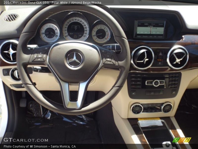 Polar White / Almond Beige/Mocha 2014 Mercedes-Benz GLK 350