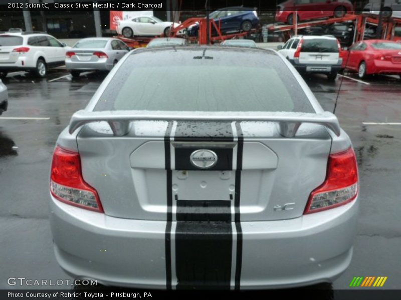 Classic Silver Metallic / Dark Charcoal 2012 Scion tC