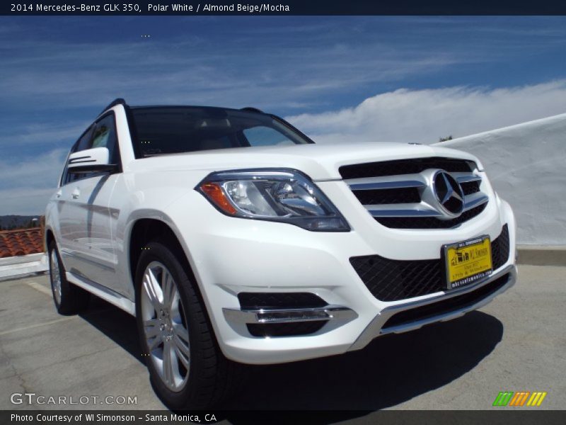 Polar White / Almond Beige/Mocha 2014 Mercedes-Benz GLK 350