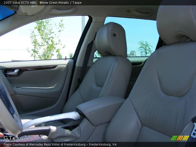 Willow Green Metallic / Taupe 2007 Volvo XC70 AWD