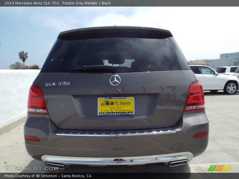 Pebble Grey Metallic / Black 2014 Mercedes-Benz GLK 350